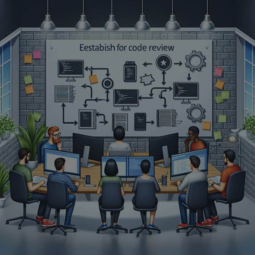 Quel processus mettre en place pour la revue de code dans une petite équipe de développement logiciel ?